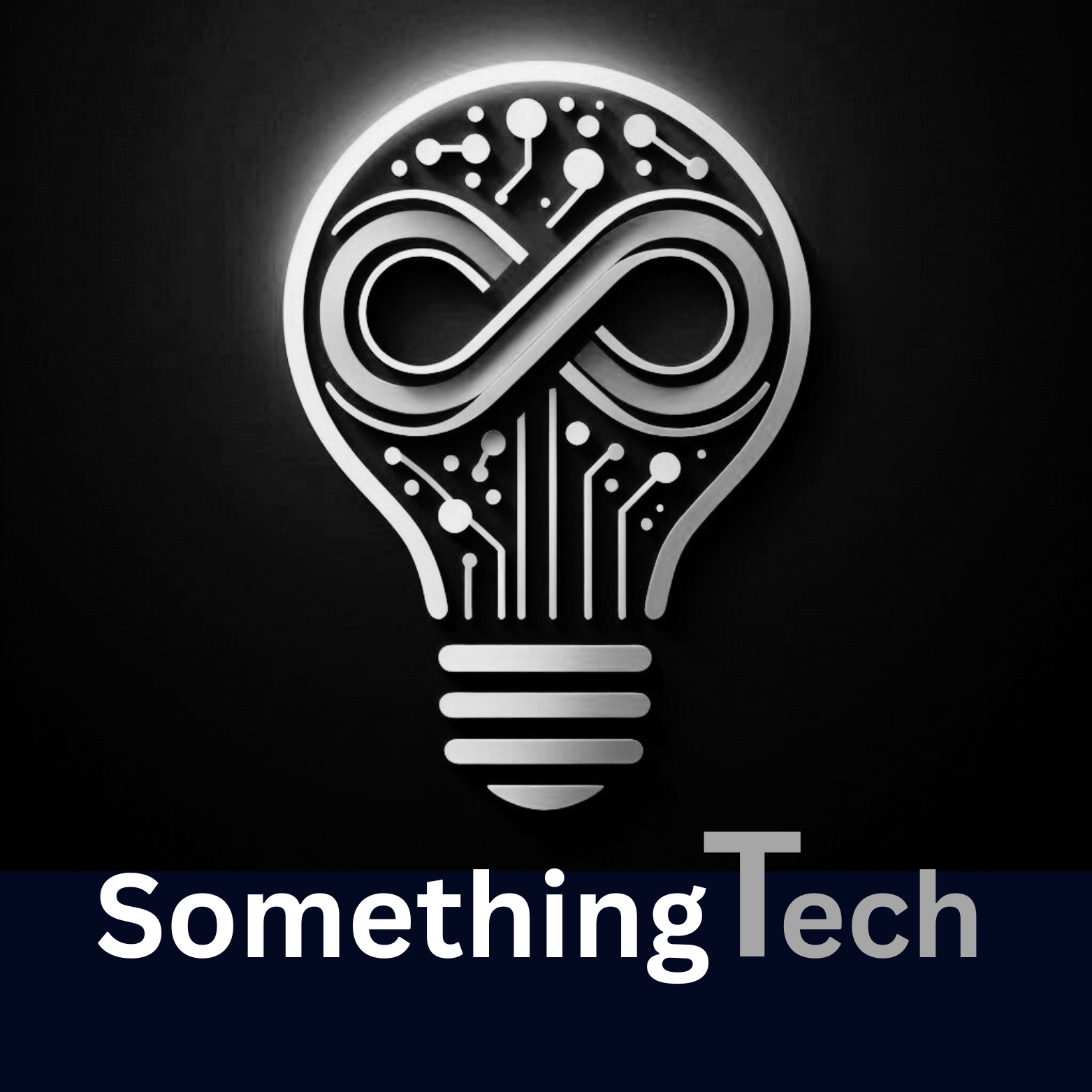 Something Tech Black and White